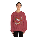 Festive Crewneck Sweatshirt, Cozy Holiday Sweater, Merry Christmas Apparel, Seasonal Gift, Unisex Sweatshirt