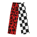 Checkerboard & Red Leopard Lounge Pajama Pants