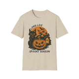 Long Live Spooky Season Cat Halloween T-Shirt