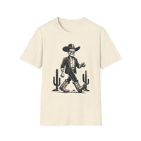 Frankenstein Cactus Cowboy T-Shirt, Vintage Western Tee, Cool Casual Wear, Unisex Halloween Top, Unique Gift Idea