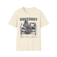 Homebody Anti Social Skeleton Unisex T-Shirt Printed in the USA