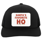 Santa's Favorite HO Trucker Snap Back - Patch