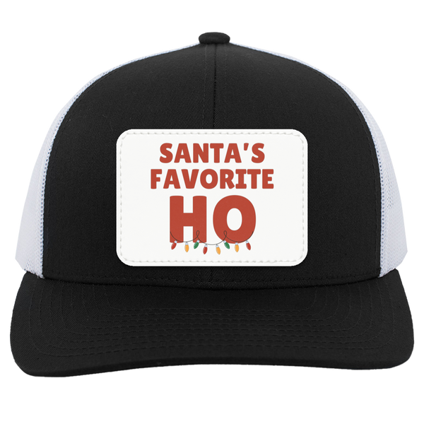 Santa's Favorite HO Trucker Snap Back - Patch