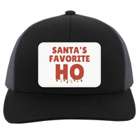 Santa's Favorite HO Trucker Snap Back - Patch