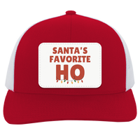 Santa's Favorite HO Trucker Snap Back - Patch