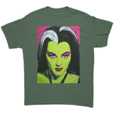 Lily_Munster_T-Shirt_Military_Green_Front_Mockup.png_15634960