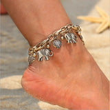 Walking with Love Elephant Anklet