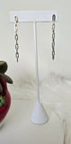 Dangle Paperclip Chain Link Earrings