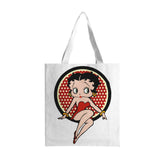 Betty Boop Retro Pinup Canvas Tote Bag — Vintage