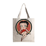 Betty Boop Retro Pinup Canvas Tote Bag — Vintage