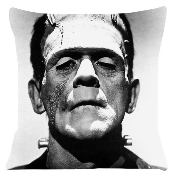 Frankenstein and Dracula Pillow Covers