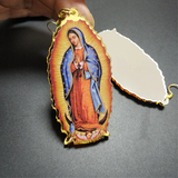 Virgin Mary Drop Earrings