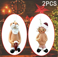 2Pcs Naughty Mr and Mrs Clause