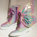 Butterflies Sneakers Lace Up
