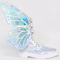 Butterflies Sneakers Lace Up