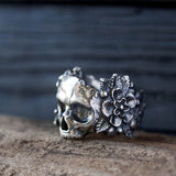 Lolita Skull Flower Ring