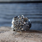 Lolita Skull Flower Ring