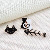 Cute Cat Enamel Pins - Wildly Untamed
