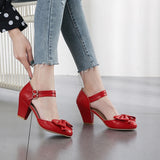 Mary Jane Bow Pumps