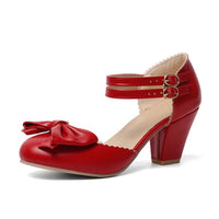 Mary Jane Bow Pumps