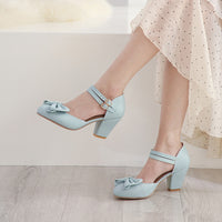 Mary Jane Bow Pumps