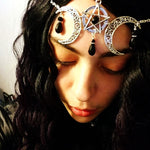 Gypsy Star and Moon Forehead Head Chain