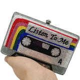 Retro Cassette Tape Clutch Bag - Listen to Me