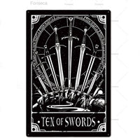 Tarot Metal Signs