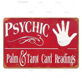 Tarot Metal Signs