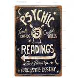 Tarot Metal Signs