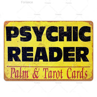 Tarot Metal Signs