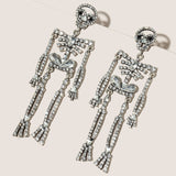 Dancing Skull Earrings