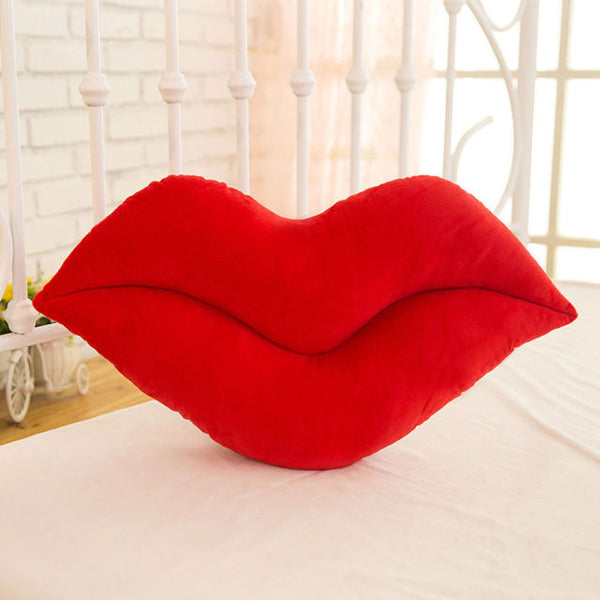 3D Plump Lip Throw Pillows
