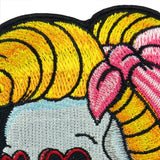 Love In My Eyes Sugar Skull Iron On Patch - Wildly Untamed