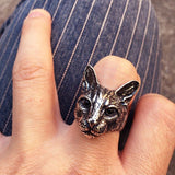 Adjustable Kitty Cat Ring