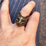 Adjustable Kitty Cat Ring